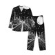 thumbnail image 1 of Fotbe Futuristic Moonlit Cityscape Pijama de Hombre con Estampado de Manga Larga, Conjunto de 2 Piezas, Ropa de Dormir Suave y Cómoda con Bolsillos-Small, 1 of 7