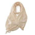 thumbnail image 4 of Womens Scarf Fashion Accessories Women's Winter Solid Color Tassel Shawl Warm Scarf, 4 of 4