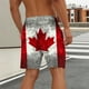thumbnail image 3 of Pantalones Cortos para Hombre de Cintura Elástica con Bolsillos Pantalones de Playa de Impresión Casual, Poliéster Ligero de Moda para la Primavera Verano Al Aire Libre Y el Uso Diario, 3 of 5