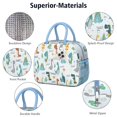thumbnail image 4 of Womens Colorful Dinosaurs THIAGO Cacti Pattern Lunch Box for Work,Insulated Lunch Bag for Women,Loncheras Para Mujer,Leakproof Adult Lunch Bag for Work,Beach,Travel,Picnic,Camping, 4 of 7