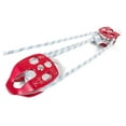 thumbnail image 7 of Twin Sheave Block and Tackle 1/2" x 200Ft, 7700LBS Double Pulley System with Polyester Rope, Forged Aluminum Rigging for Climbing, Lifting & Outdoor Activities, 7 of 7