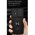 thumbnail image 3 of Heavy Duty Protection Case for Xiaomi 12 Pro (Not 12), Magnetic Ring Kickstand Slide Camera with Card Holder Phone Cover for Xiaomi 12 Pro LJK Blue, 3 of 9