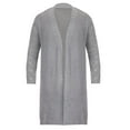 thumbnail image 4 of Fesfesfes Women Cardigan Women Long Sleeve T-Shirt Fall Sweater Cardigan Solid Blouse Tops On Sale, 4 of 8