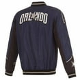 Men's JH Design Navy Orlando Magic 2023/24 City Edition FullZip Bomber