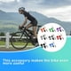 thumbnail image 4 of Advancent 1 Juego de cubo de bicicleta de montaña portátil 12 velocidades reemplazo 32 agujeros profesional elegante montar bicicletas cubos Ciclismo Rojo, 4 of 6