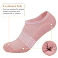 thumbnail image 2 of Loritta 10 Pairs No Show Socks for Women, Invisible Low Cut Liner Cushioned Colored Socks, Size 8-10, 2 of 6