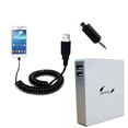thumbnail image 1 of Gomadic High Capacity Rechargeable External Battery Pack suitable for the Samsung Galaxy S4 Mini - Portable Charger with TipExchange Technology, 1 of 4