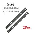thumbnail image 2 of 2 Pcs Lames de Raboteuse HSS pour 1050 1070 1080, 258x22x1.8mm Outils de Menuiserie, pour Bois Francs et Résistants, Couteaux de Raboteuse Réversibles, 2 of 5