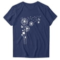 thumbnail image 4 of Busydd Tshirts Shirts for Women Fashion Print Short Sleeve Summer Tops Casual Comfy Crewneck Graphic Tees for Women Versatile Going Out T-Shirts 2XL, 4 of 4