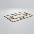 thumbnail image 4 of Ekena Millwork 10 1/4"W x 15 3/8"H x 1/4"T Medium Hastings Decorative Fretwork Wood Wall Panels, Hickory, 4 of 18