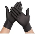 thumbnail image 4 of Disposable Medical Synmax Vinyl Exam Gloves- 1000pcs - Latex-Free & Powder-Free -X LARGE, Black Color, 4 of 7