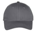 thumbnail image 2 of Port & Company Youth Six Panel Unstructured Twill Cap-One Size (Charcoal), 2 of 3