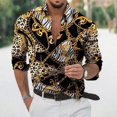 thumbnail image 1 of Camisa de solapa superior para hombre, moda informal para exteriores, fiesta callejera, , nuevo diseño de diseñador, suave y cómoda, gran oferta, talla grande, 1 of 6