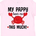 thumbnail image 4 of Inktastic My Pappy Loves Me Boys or Girls Toddler T-Shirt, 4 of 5