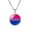 Bisexual, variant on Rainbow LGBT Pride Necklace for Women Men Stackable Rainbow Chain Choker Friendship Jewelry Lesbian