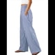 thumbnail image 2 of Pantalones Palazzo de Cuadros para Mujer, Pantalones de Pijama de Cintura Alta y Pierna , Pantalones Casuales Bonitos con Bolsillos Azul L, 2 of 9