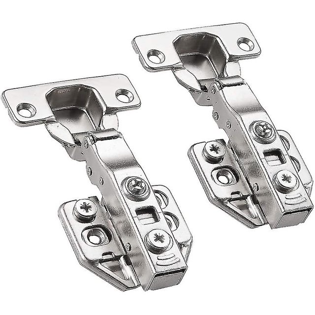 Soft Close Cabinet Hinges 35mm Cabinet Door Hinge 110 Degree Full Overlay Cabinet Hinge With Installation Screws, 1 Pair (2 Pieces)