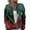 Dark Green, variant on Women's Fashion Christmas Printed Long Sleeve Knitted Cardigan Button Down Jacket for Holiday Casual Wear and Women's Outerwear with Festive Design,Watermelon Red,4XL