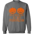 thumbnail image 2 of OXI Crewneck Sweatshirt - Halloween Starting Pumkins, Basic Casual Sweatshirts for Men's and Women Fleece Sweatshirt Long Sleeve - Graphite Heather Small, 2 of 2