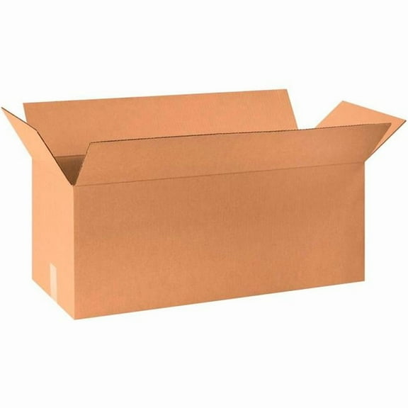 Global Industrial BP3042 Long Cardboard Corrugated Boxes - 30 x 12 x 12 in. - Kraft