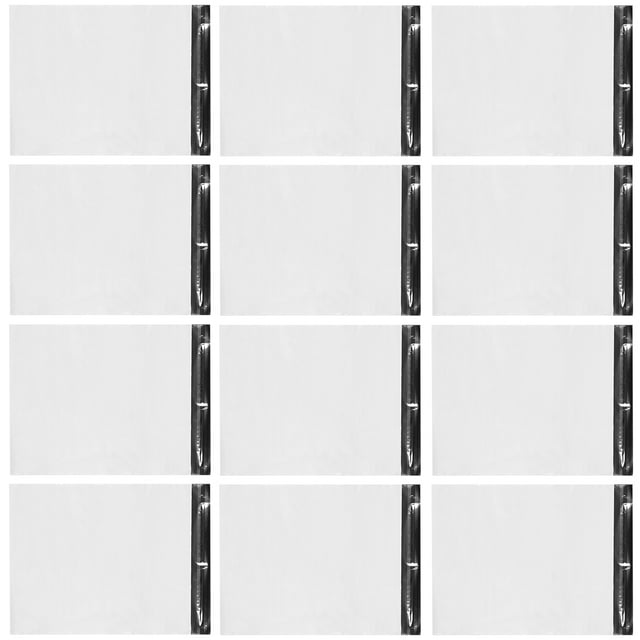 100 Pieces Clear Plastic Bags for Packaging, Clothing & TShirts Strong