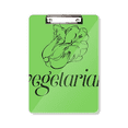 thumbnail image 1 of Cool Vegetarian Clipboard Folder Writing Pad Backing Plate A4, 1 of 4