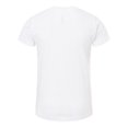 thumbnail image 2 of BELLA + CANVAS 3001YCVC Youth CVC Unisex Jersey Tee Solid White Blend - L, 2 of 2