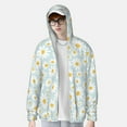 thumbnail image 2 of Fotbe Daisies Flowers Chaqueta con Protección Solar UPF 50+ para Hombre y Mujer, Camisa con Capucha y Bolsillos-Medium, 2 of 7
