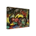 thumbnail image 4 of Trademark Fine Art "Three Horses, 1912" Canvas Art by Franz Marc, 4 of 4