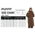 thumbnail image 7 of PUFFIT Long Puffer Jacket for Women,Ultra Soft Winter Coat Hooded with Deep Pockets,Water Repellent, Ladies Warm Winter Jacket, 7 of 7