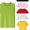 Green, variant on RTKFRFLM Kids Breathable Mesh T-Shirt Solid Color Short Sleeve Crewneck Athletic Tee Top Quick Dry Running Undershirt for Boys Girls