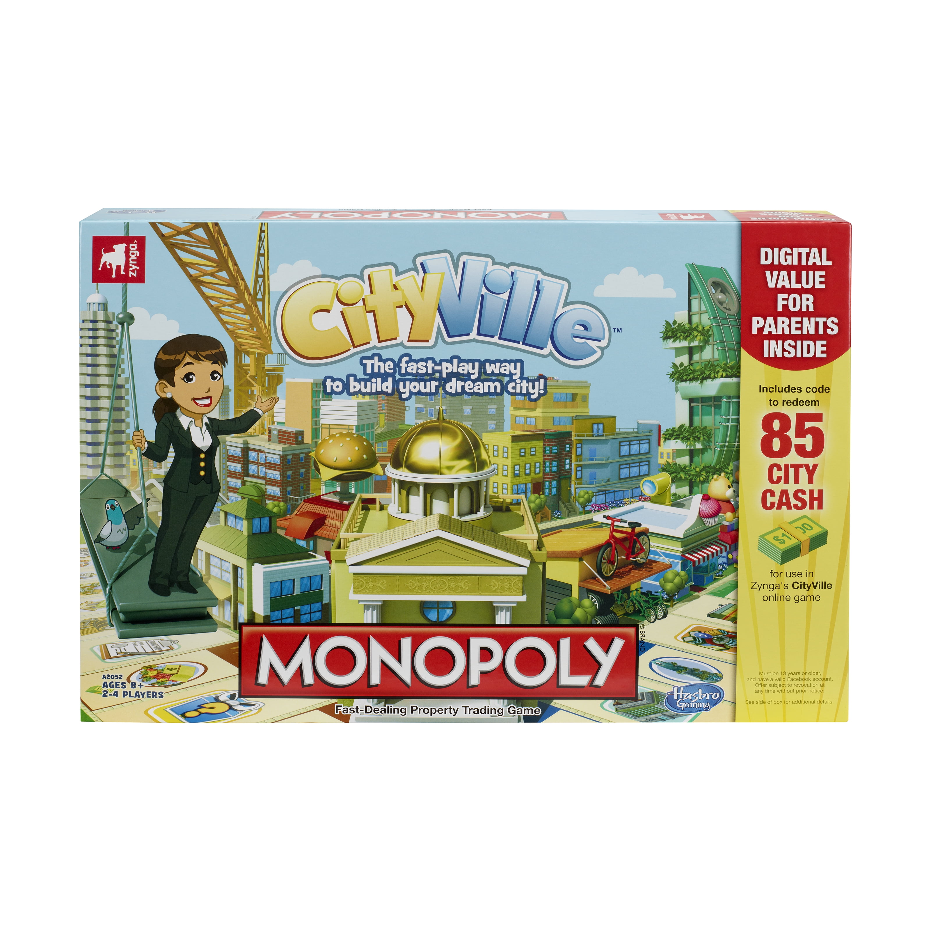 CityVille Monopoly, Fast-dealing property trading board game