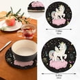 thumbnail image 3 of Unicorn 2 Pack Pot Holders Trivets, Heat Resistant Hot Pads for Kitchen Table Decoration Trivets for Hot Dishes/Pot/Bowl/Teapot/Hot Pot Holders, 7" + 9.45", 3 of 7