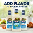 thumbnail image 6 of Kraft Classic Ranch Lite Dressing, 16 fl oz Bottle, 6 of 15