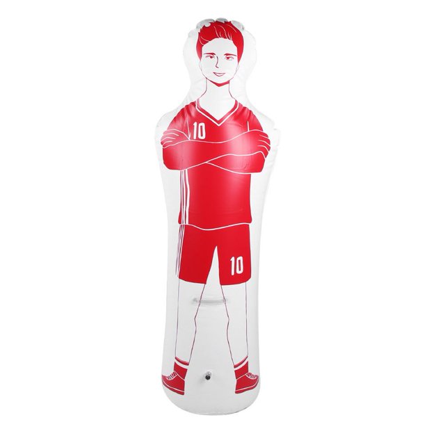 Spptty Inflatable Football Training Dummy Tumbler Soccer 0.35m PVC Boxing Punching Bag 40x160cm