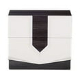 thumbnail image 2 of White and Grey Nightstand with 2 Drawer, 2 of 2
