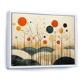 thumbnail image 2 of Designart "Minimalist Oasis Colorful Mid Century Zen V" Abstract Collages Floater Framed Wall Art Print, 2 of 7