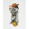 thumbnail image 3 of Gango Home Decor Vertical Otter & Rabbit Farmer by Tai Prints (Ready to Hang); Two 11x14in Distressed Framed Prints, 3 of 5