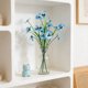 thumbnail image 2 of Lekihaqq Forked Spring Grass Artificial Flowers Home Decor Pansy Silk Bouquet Wedding Centerpiece Plastic Blue Pink White Red Purple Yellow, 2 of 7