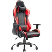 Vitesse Ergonomic Gaming Chair, Racing Office Desk Chair, Silla Gamer Height Adjustable Swivel Chair with Lumbar Support and Headrest（Red）