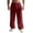 Brick Red, variant on Mens Pants Sweat Pants for Mens Casual Straight Leg Pants for Home and Beach Comfortable and Stylish Casual Wear for