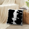 thumbnail image 4 of LALILO Throw Pillow Covers Scanned Knife Strokes And Accent Cushion Cover 18" x 18", 2 Pack, 4 of 6