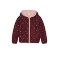 thumbnail image 3 of Wonder Nation Girls Reversible Faux Fur Hoodie, Sizes 4-18, 3 of 12