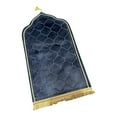 thumbnail image 2 of DOLITY Islamic Muslim Prayer Rug Ramadan Gifts Flannel Decoration Prayer Carpet Mat blue, 2 of 9