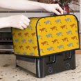 thumbnail image 7 of Gaeub Leopard Print Print 4 Slice Toaster Cover,Bread Machine Cover,Dustproof Fingerprint Protectors and Greasy Protection Anti-sputtering, 7 of 7