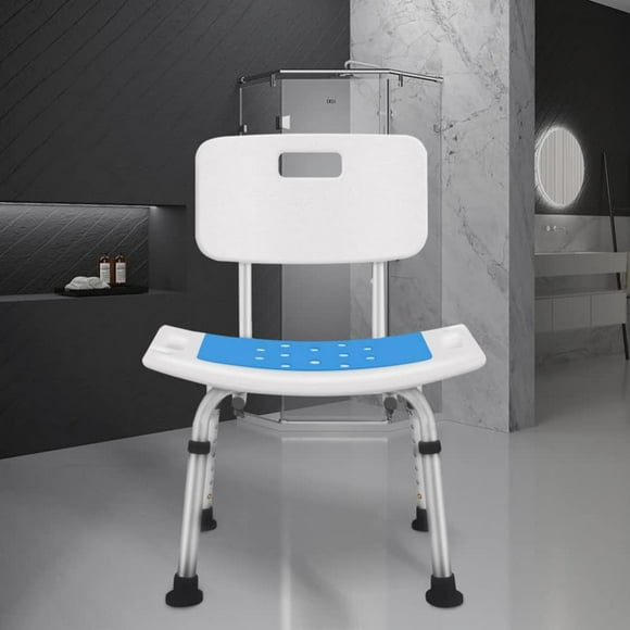 MesaSe 1-5 Pcs Coussin de Chaise de Douche Imperméable Antidérapant Housse de Coussin en Mousse Souple Chaises de Bain Antidérapant Tabouret de Bain Autocollant Tapis de Siège pour Personnes Âgées Aînées Handicapées