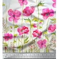 thumbnail image 3 of oneOone Organic Cotton Voile Fabric Leaves & Flower Panel Fabric Prints By Yard 42 Inch Wide, 3 of 3