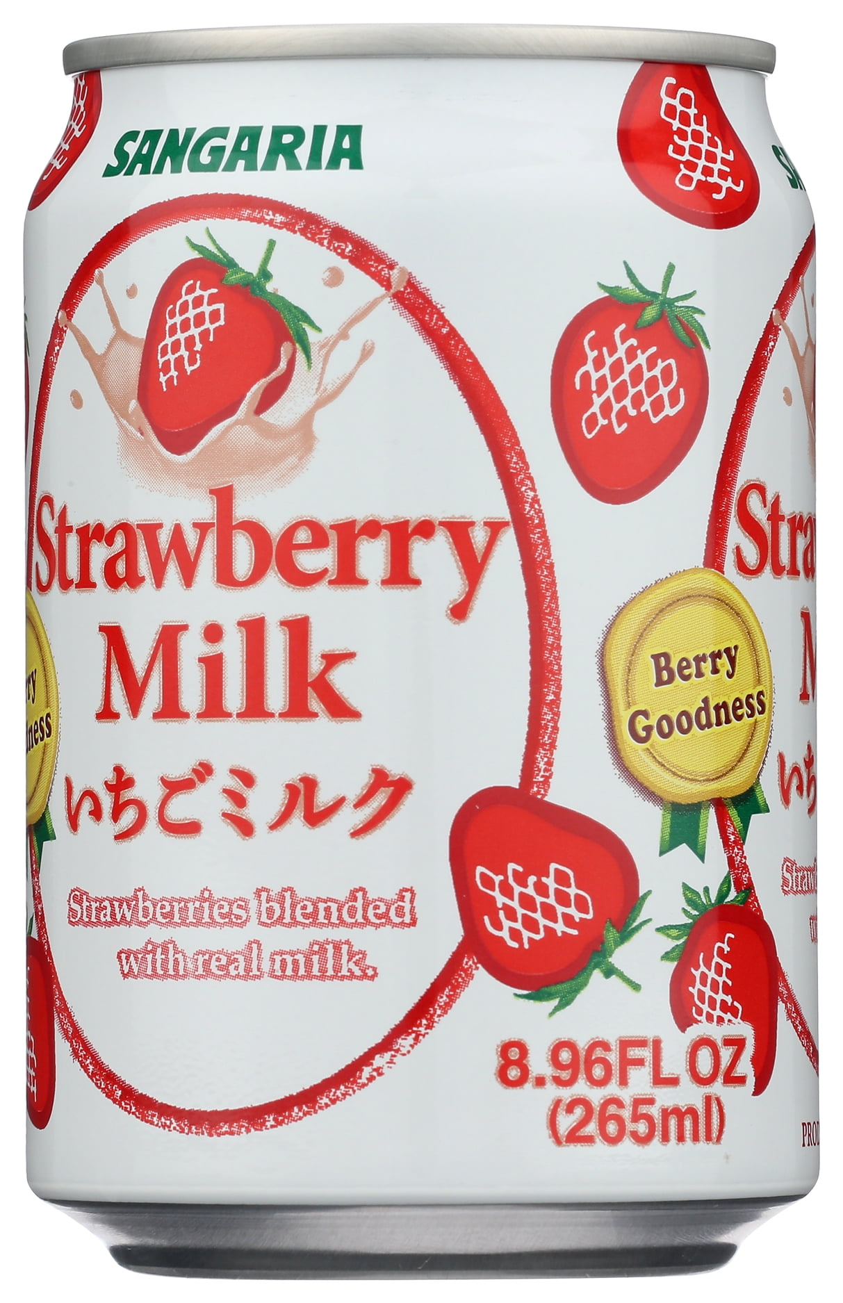 (8 pack) Sangaria Strawberry Milk, 8.96 fl oz