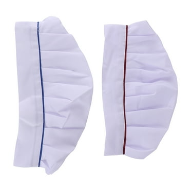 2 Pcs Sushi Chef Hat Classic Mushroom Cake Food White