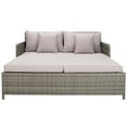 thumbnail image 5 of Pemberly Row Polyester/Steel Metal Outdoor Daybed with Pillows in Gray, 5 of 12